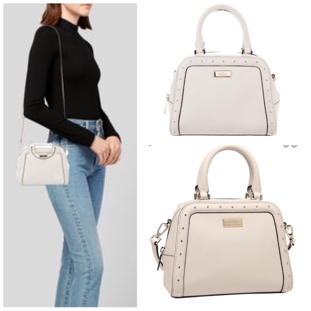 KATE SPADE Rockie Helena Street Studded Satchel - Picture 1 of 15
